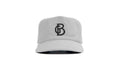 Monogram Unstructured Hat White